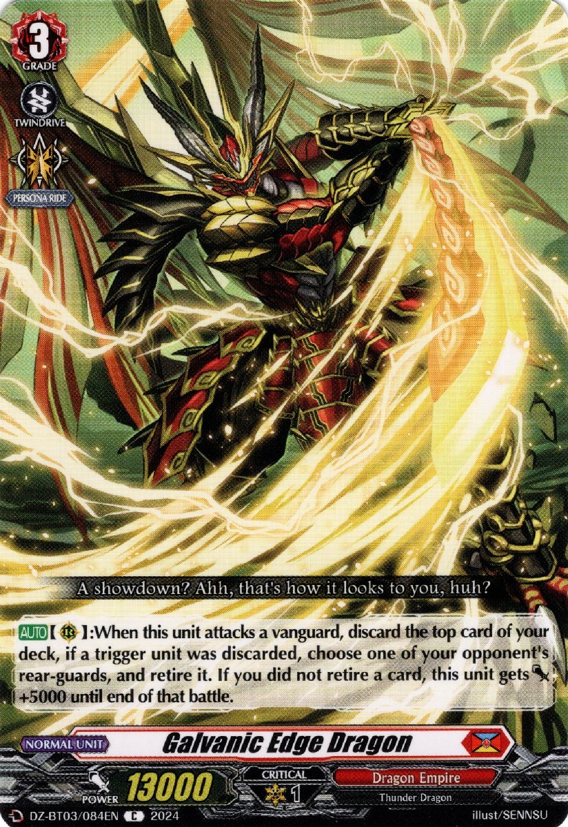 DZ-BT03/084EN Galvanic Edge Dragon Common (C)