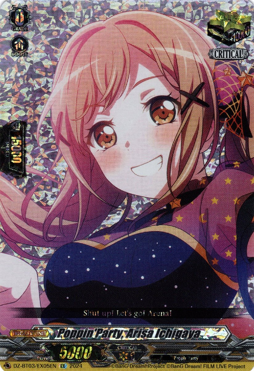 DZ-BT03/EX05EN Poppin'Party, Arisa Ichigaya Edition Exclusive (EX)