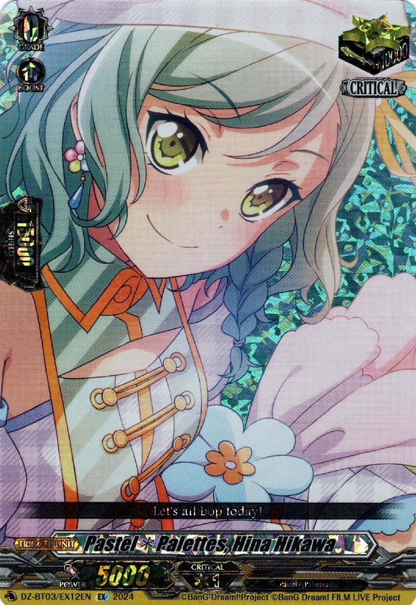 DZ-BT03/EX12EN Pastel✽Palettes, Hina Hikawa Edition Exclusive (EX)