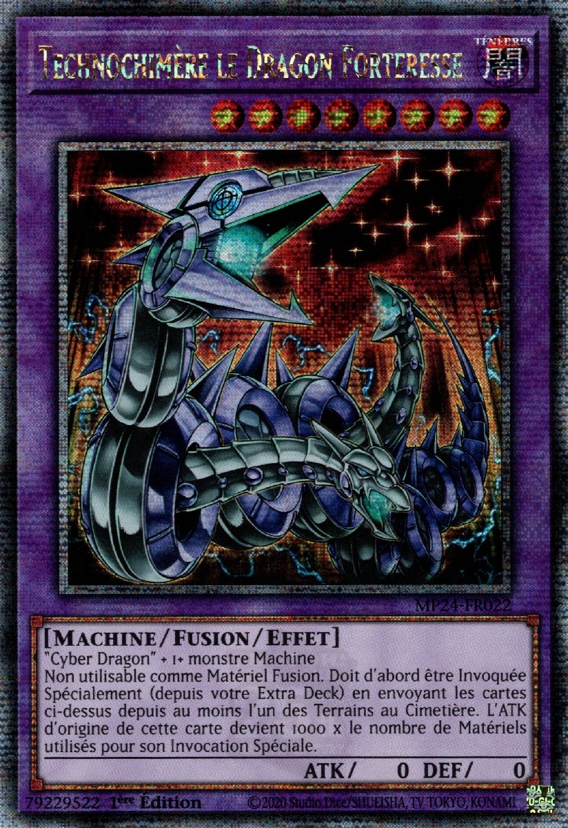 MP24-FR022 Technochimère le Dragon Forteresse Quarter Century Secret Rare