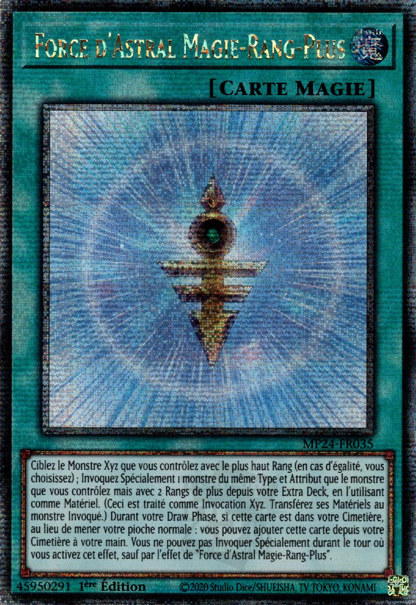 MP24-FR035 Force d'Astral Magie-Rang-Plus Quarter Century Secret Rare