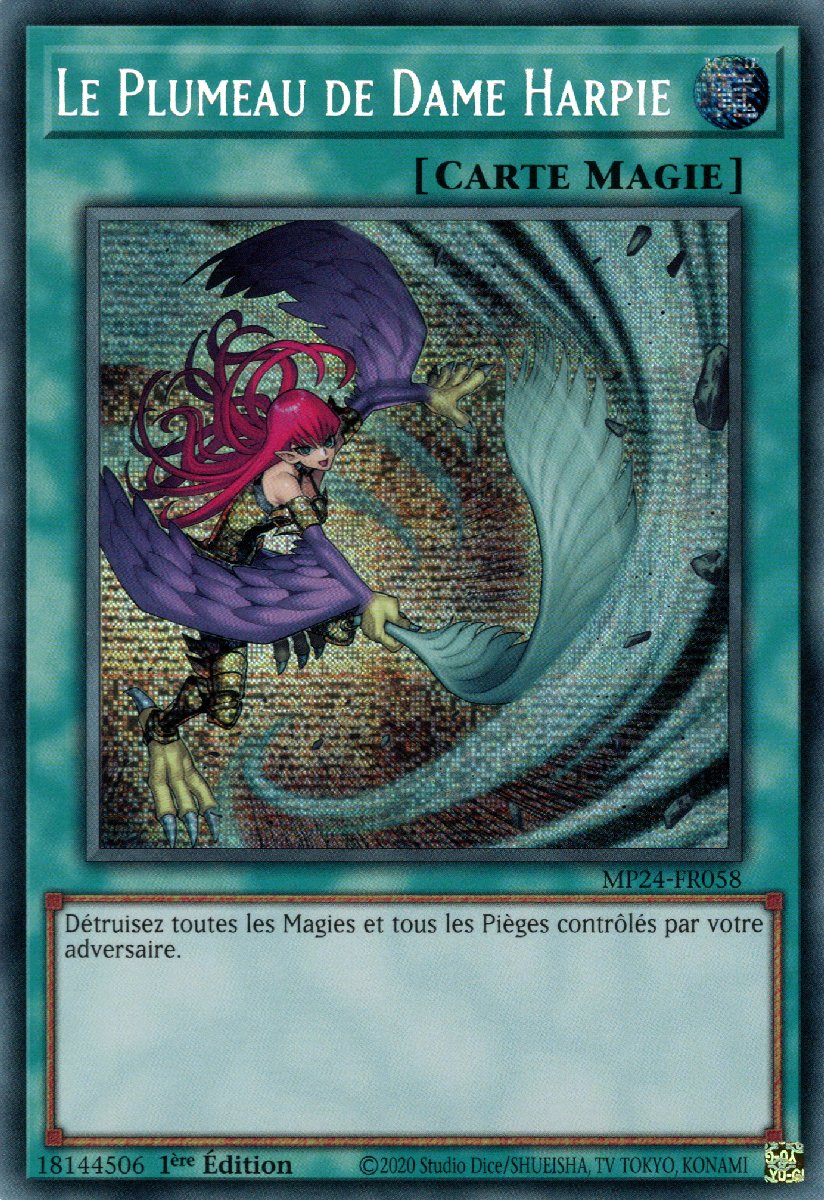 MP24-FR058 Le Plumeau de Dame Harpie Prismatic Secret Rare