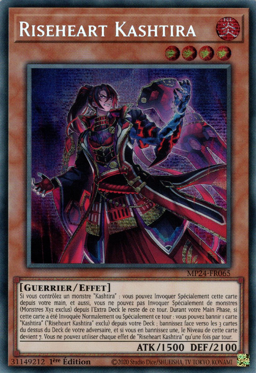 MP24-FR065 Riseheart Kashtira Prismatic Secret Rare