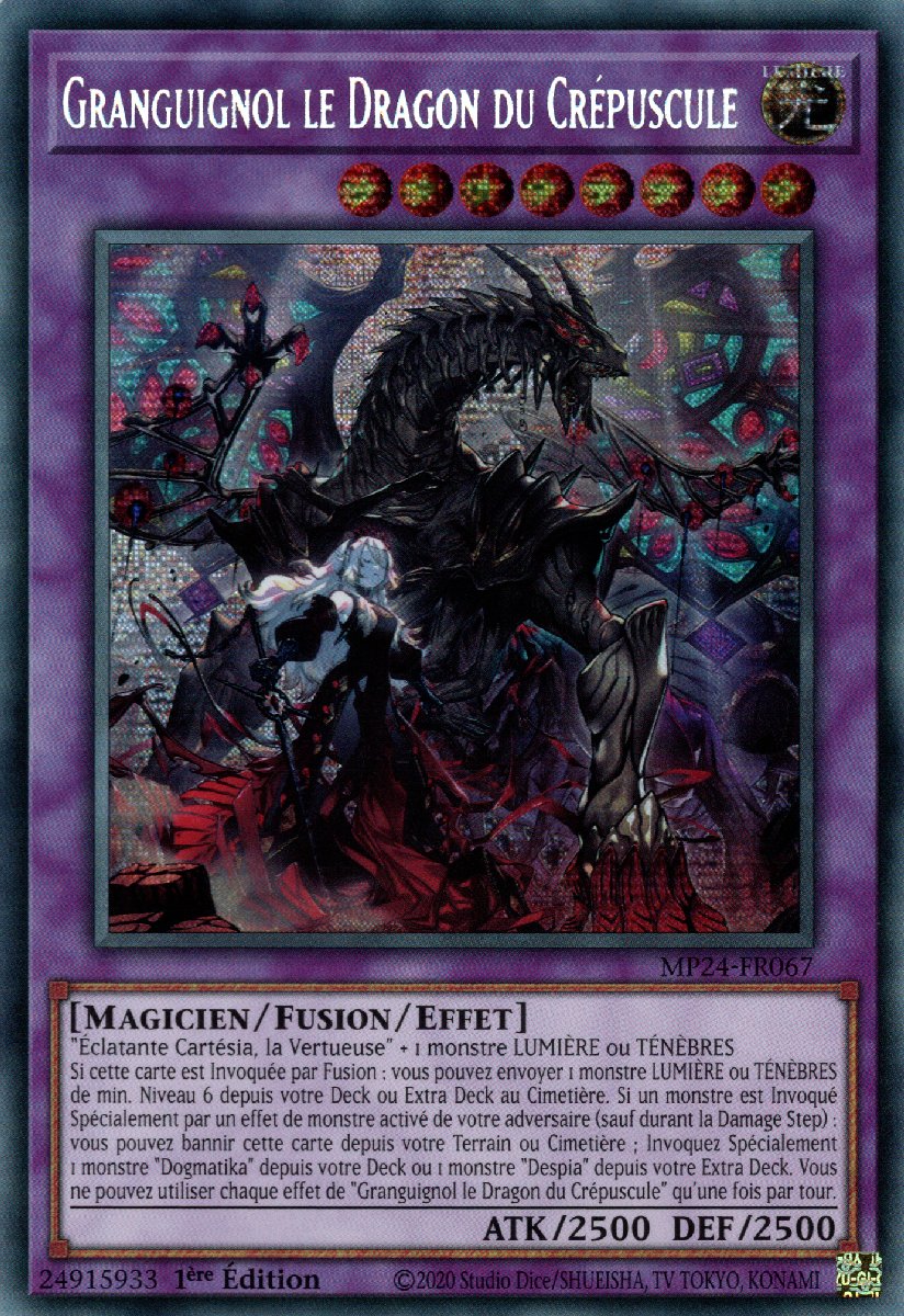 MP24-FR067 Granguignol le Dragon du Crépuscule Prismatic Secret Rare