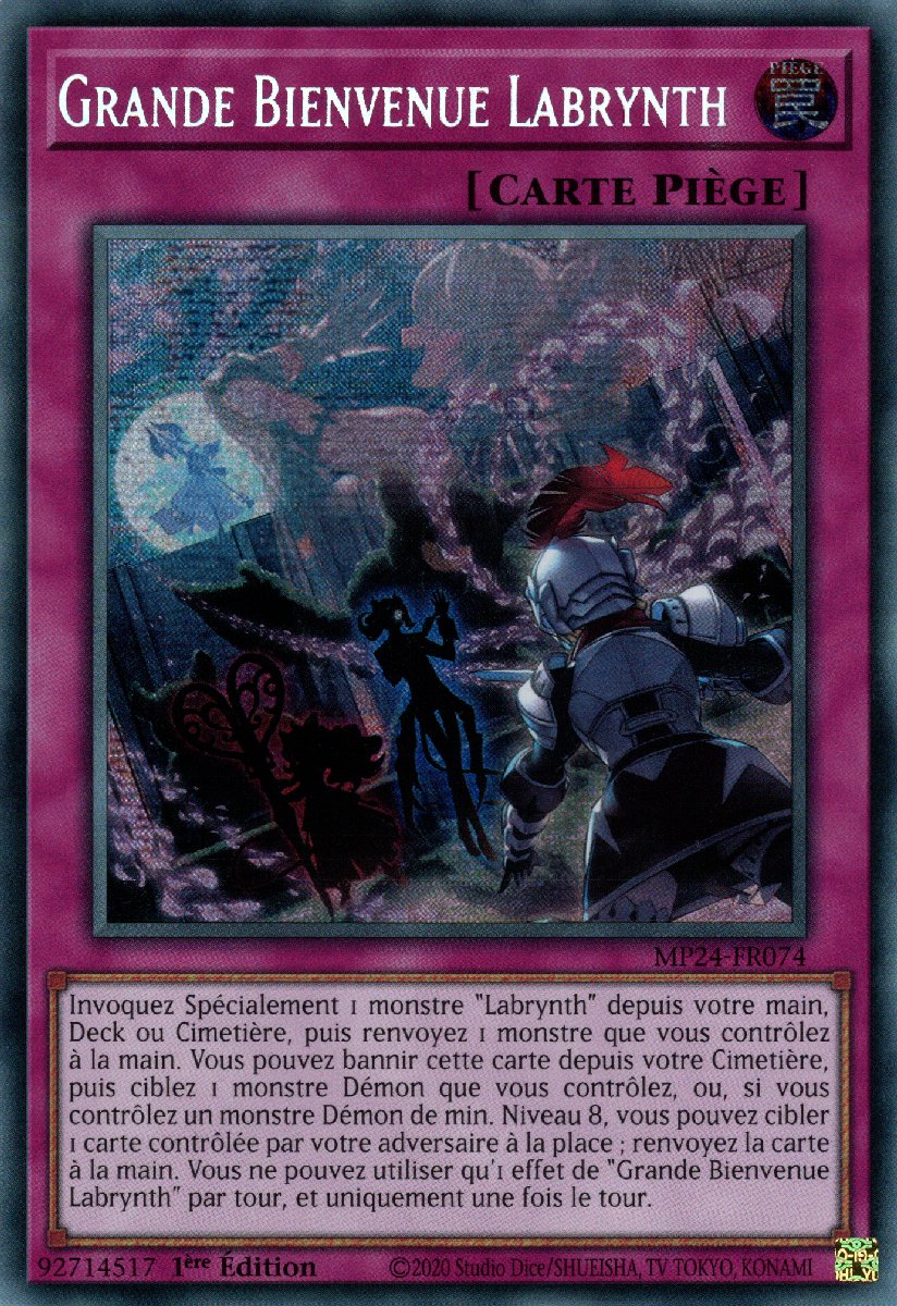 MP24-FR074 Grande Bienvenue Labrynth Prismatic Secret Rare