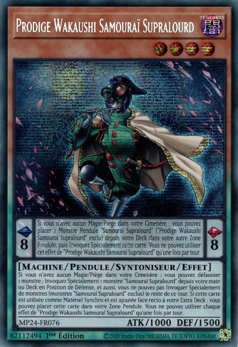 MP24-FR076 Prodige Wakaushi Samouraï Supralourd Prismatic Secret Rare