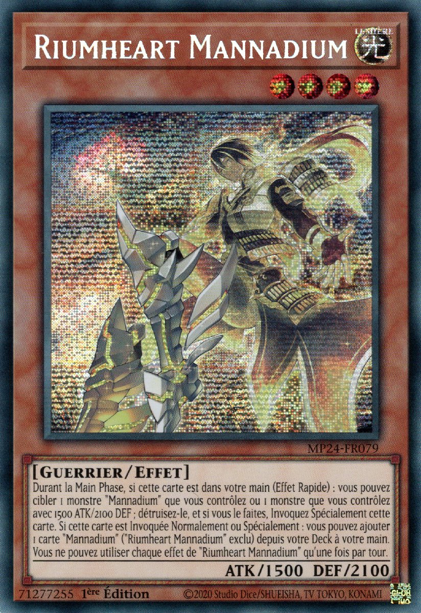 MP24-FR079 Riumheart Mannadium Prismatic Secret Rare