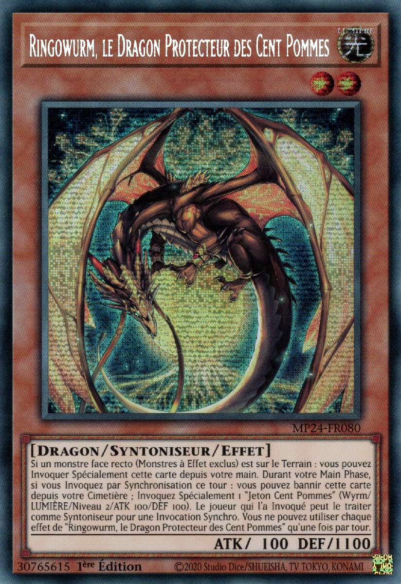 MP24-FR080 Ringowurm, le Dragon Protecteur des Cent Pommes Prismatic Secret Rare