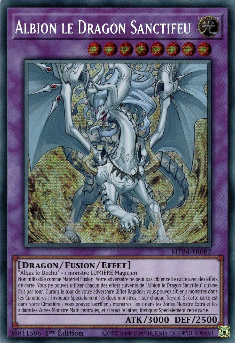 MP24-FR082 Albion le Dragon Sanctifeu Prismatic Secret Rare