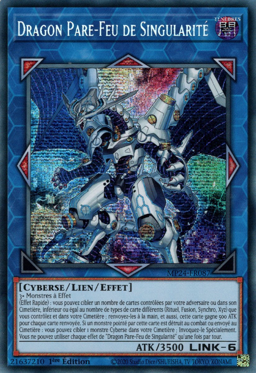 MP24-FR087 Dragon Pare-Feu de Singularité Prismatic Secret Rare