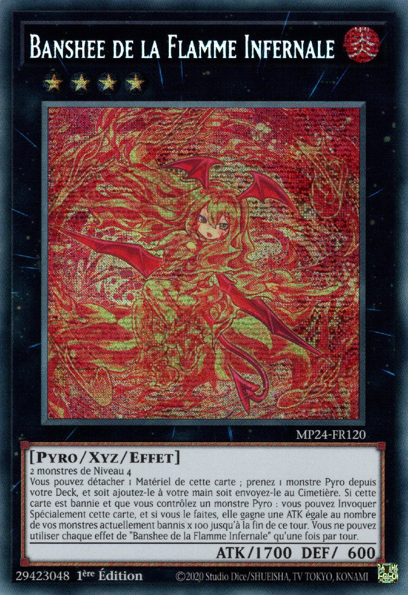 MP24-FR120 Banshee de la Flamme Infernale Prismatic Secret Rare