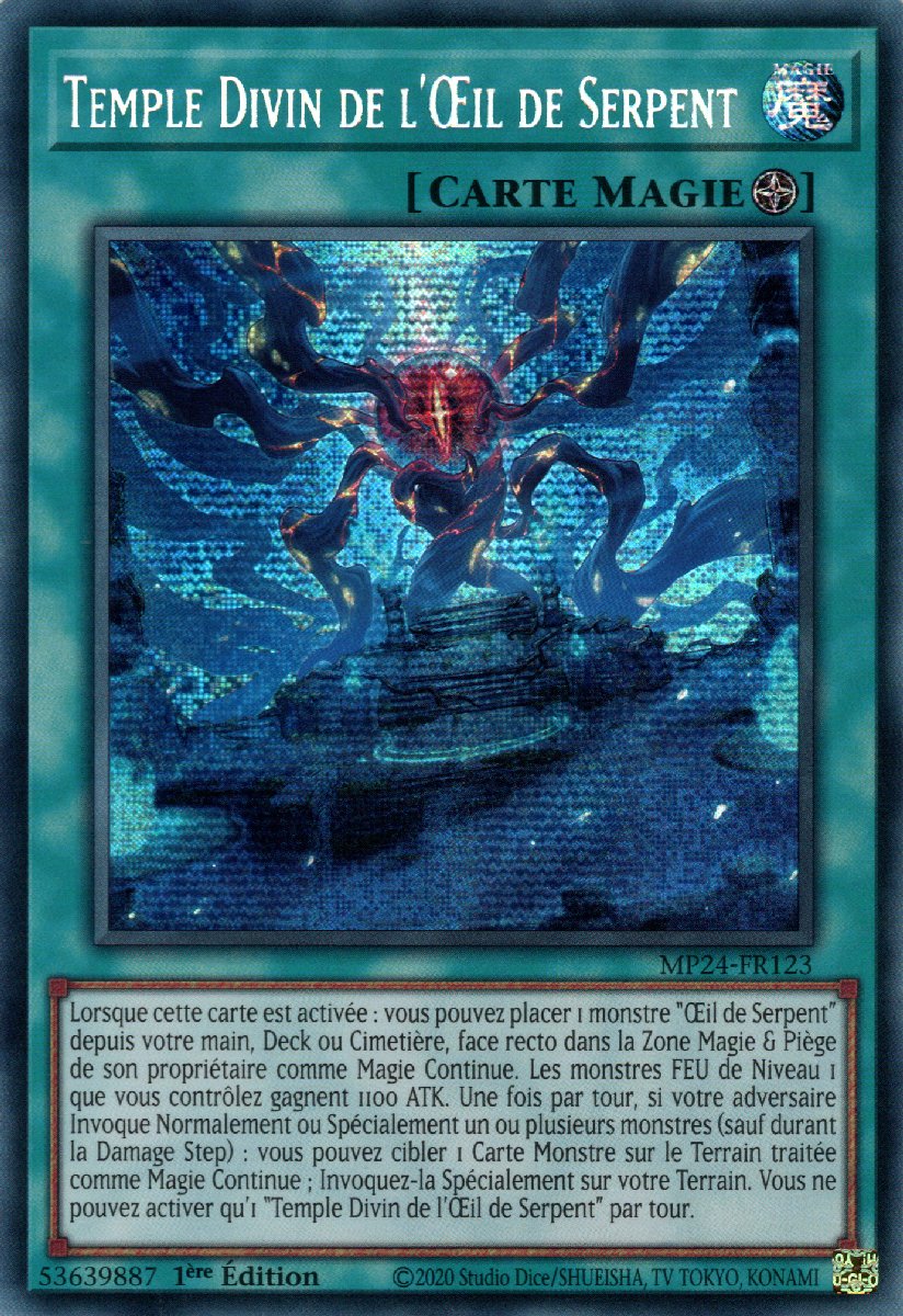 MP24-FR123 Temple Divin de l'Œil de Serpent Prismatic Secret Rare