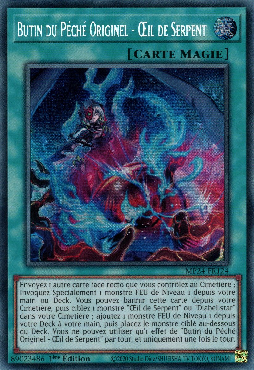 MP24-FR124 Butin du Péché Originel - Œil de Serpent Prismatic Secret Rare