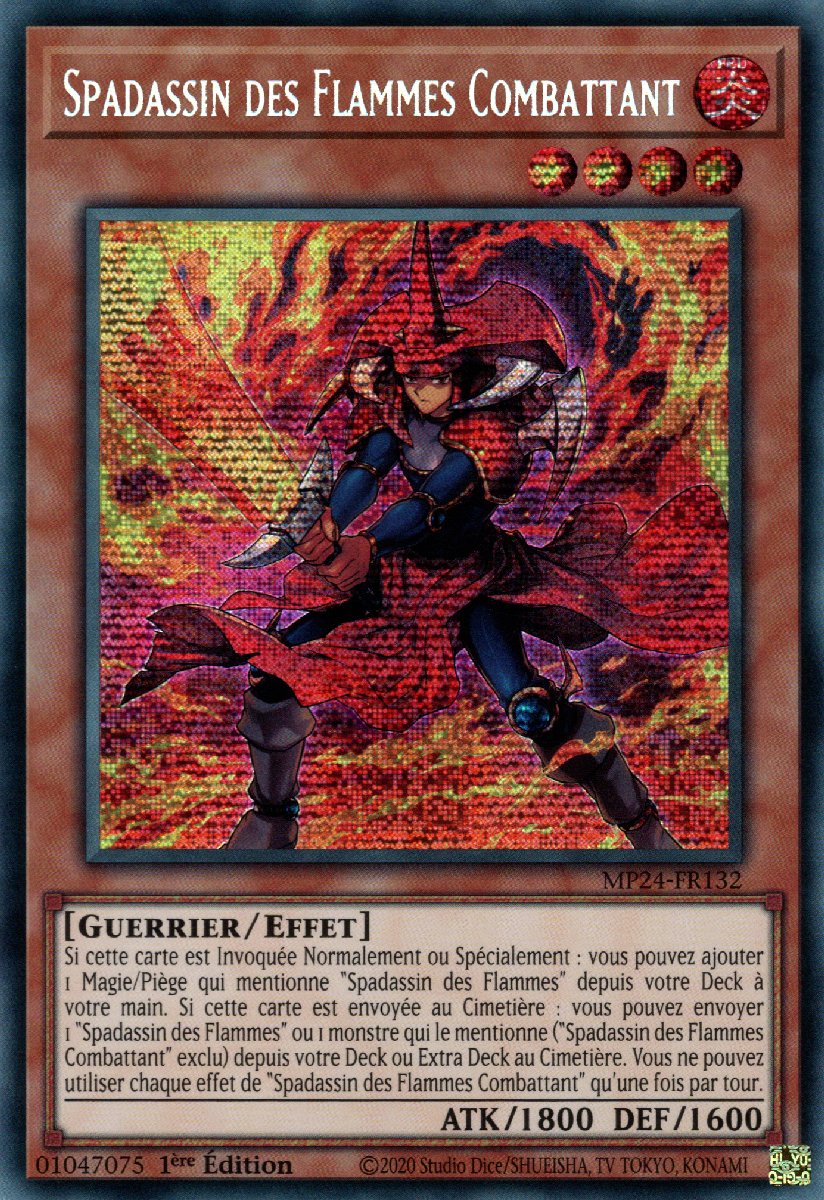 MP24-FR132 Spadassin des Flammes Combattant Prismatic Secret Rare