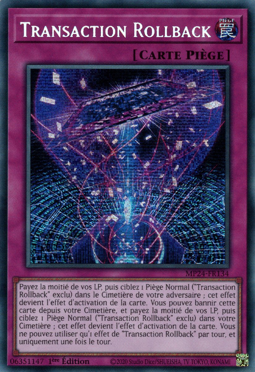 MP24-FR134 Transaction Rollback Prismatic Secret Rare