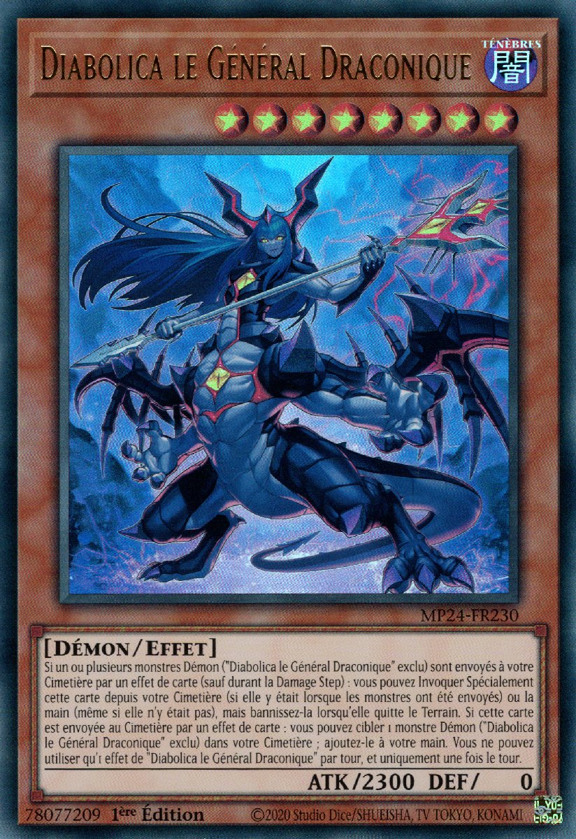 MP24-FR230 Diabolica le Général Draconique Ultra Rare