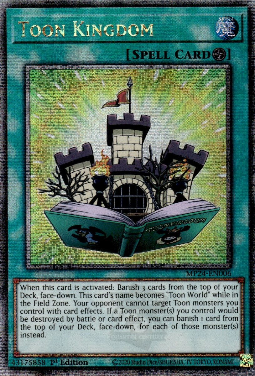 MP24-EN006 Toon Kingdom Quarter Century Secret Rare