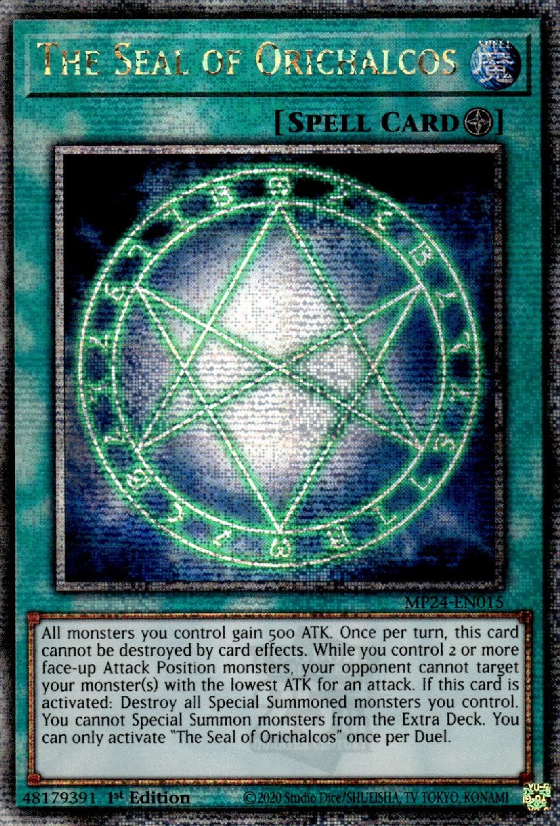 MP24-EN015 The Seal of Orichalcos Quarter Century Secret Rare