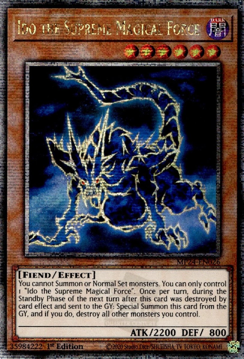 MP24-EN026 Ido the Supreme Magical Force Quarter Century Secret Rare