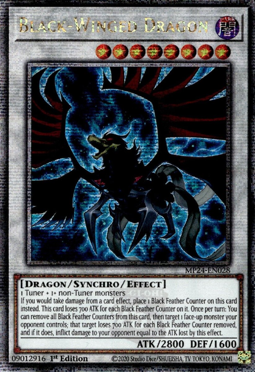 MP24-EN028 Black-Winged Dragon Quarter Century Secret Rare