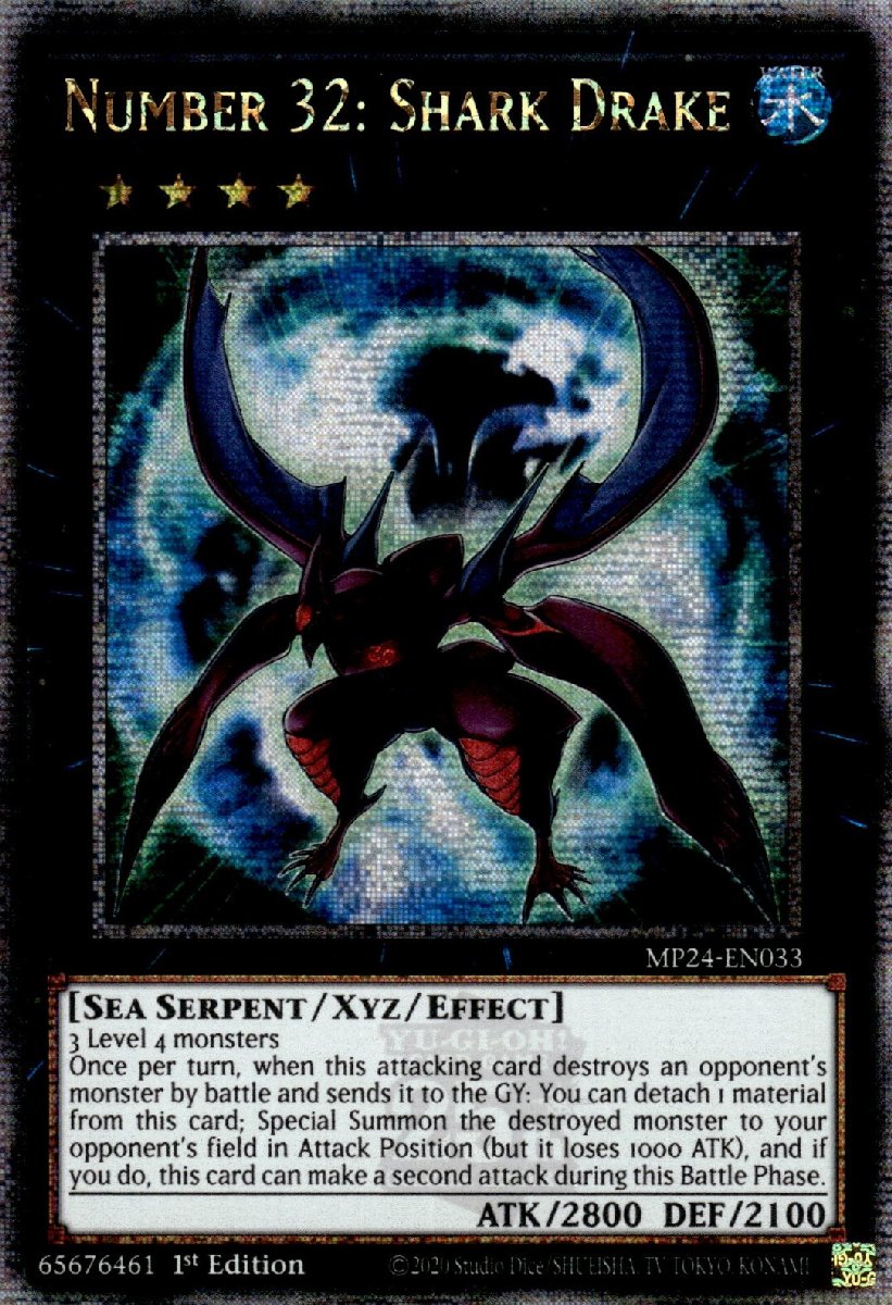 MP24-EN033 Number 32: Shark Drake Quarter Century Secret Rare