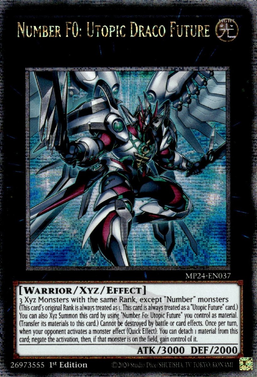 MP24-EN037 Number F0: Utopic Draco Future Quarter Century Secret Rare