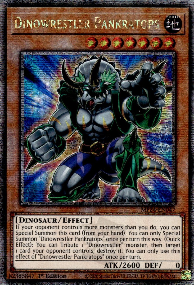 MP24-EN047 Dinowrestler Pankratops Quarter Century Secret Rare