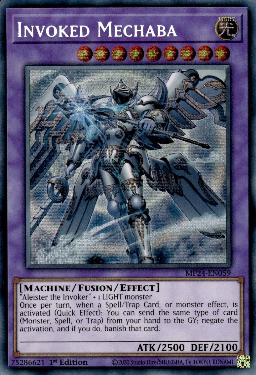 MP24-EN059 Invoked Mechaba Prismatic Secret Rare