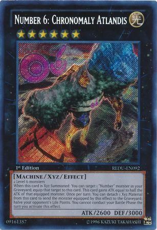 REDU-EN092 Number 6: Chronomaly Atlandis Secret Rare