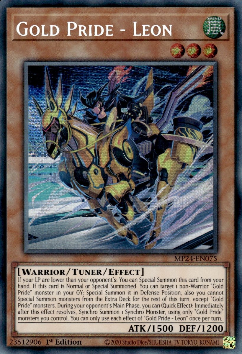 MP24-EN075 Gold Pride - Leon Prismatic Secret Rare