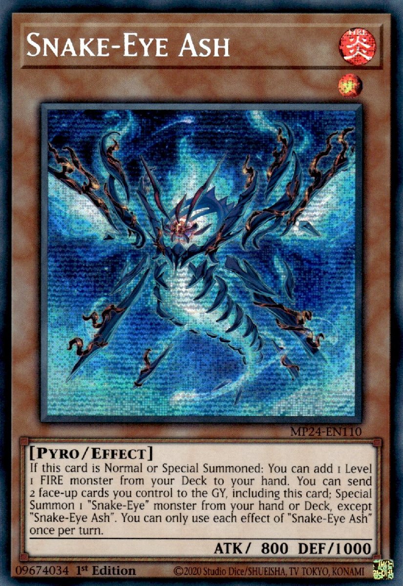 MP24-EN110 Snake-Eye Ash Prismatic Secret Rare