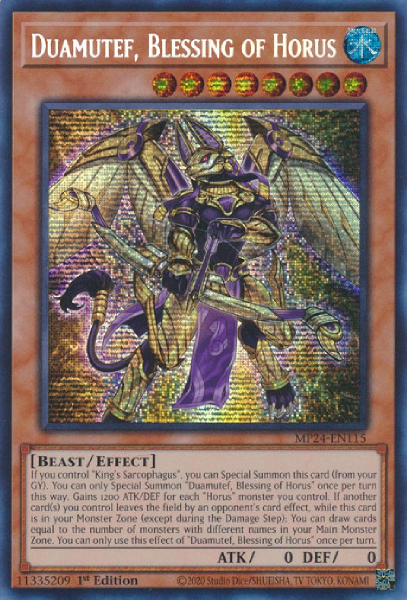 MP24-EN115 Duamutef, Blessing of Horus Prismatic Secret Rare