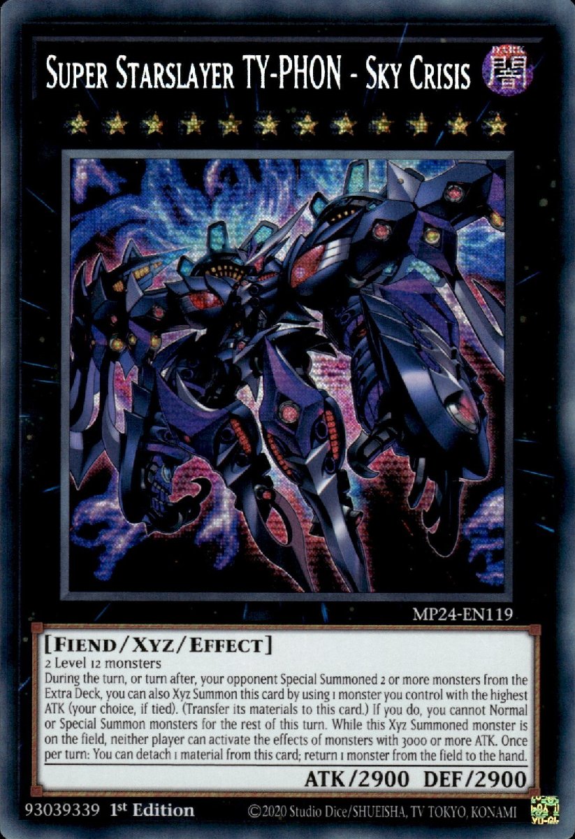 MP24-EN119 Super Starslayer TY-PHON - Sky Crisis Prismatic Secret Rare