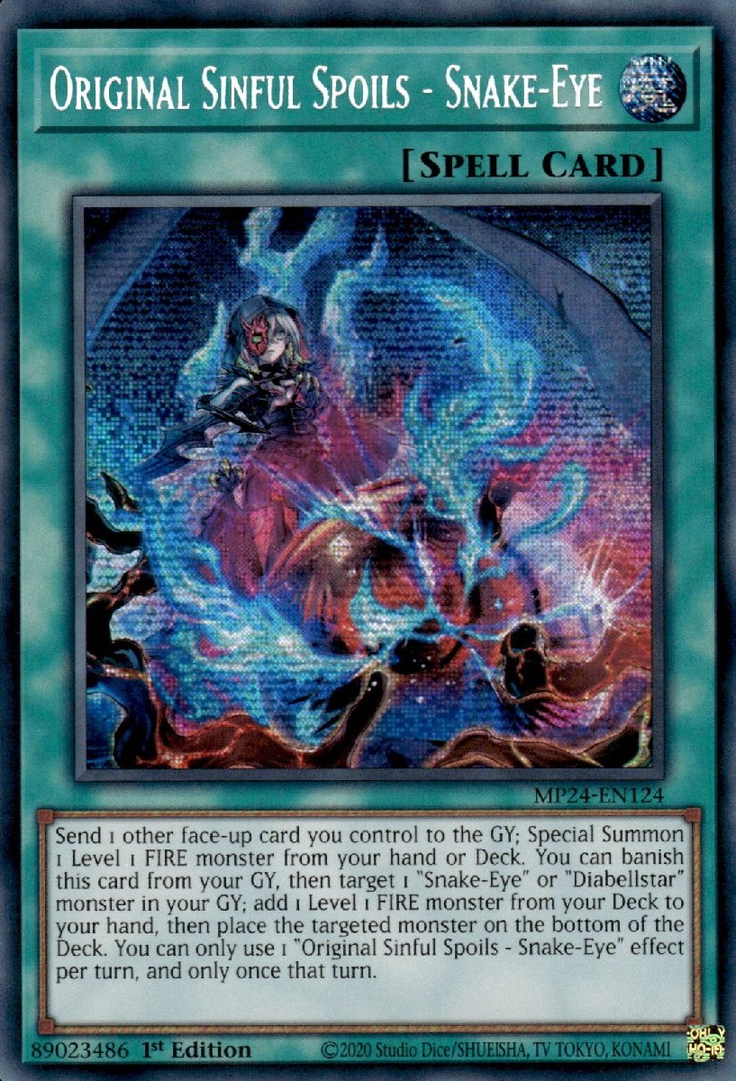 MP24-EN124 Original Sinful Spoils - Snake-Eye Prismatic Secret Rare