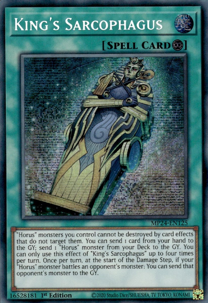 MP24-EN125 King's Sarcophagus Prismatic Secret Rare