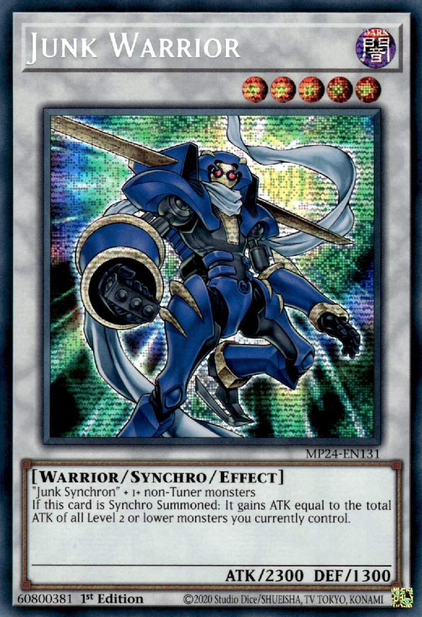 MP24-EN131 Junk Warrior Prismatic Secret Rare