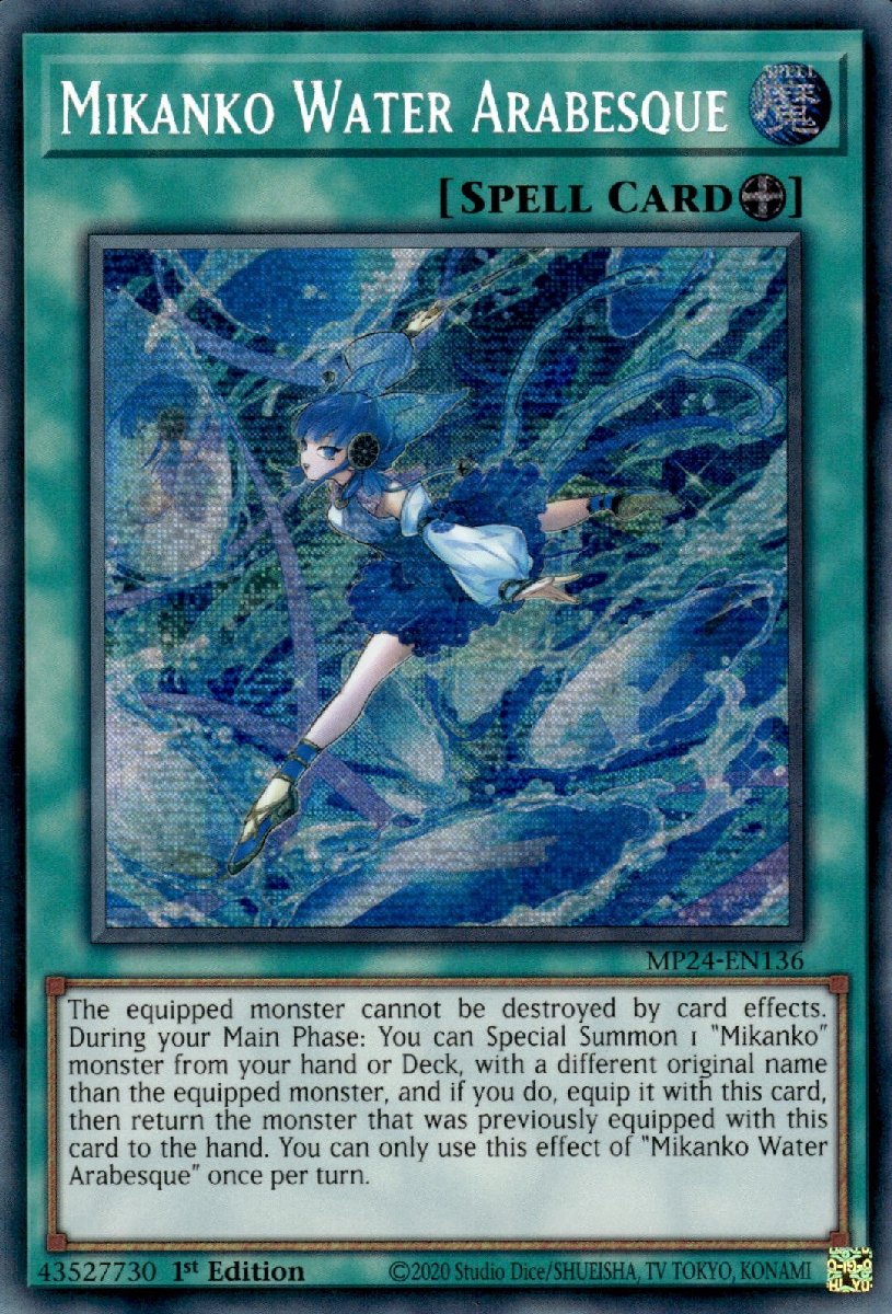 MP24-EN136 Mikanko Water Arabesque Prismatic Secret Rare