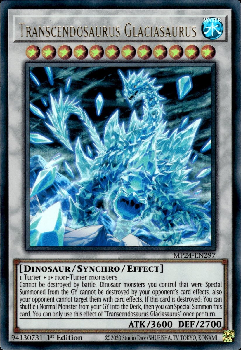 MP24-EN297 Transcendosaurus Glaciasaurus Ultra Rare