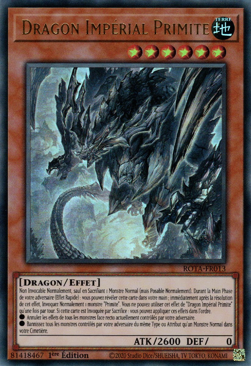 ROTA-FR013 Dragon Impérial Primite Ultra Rare