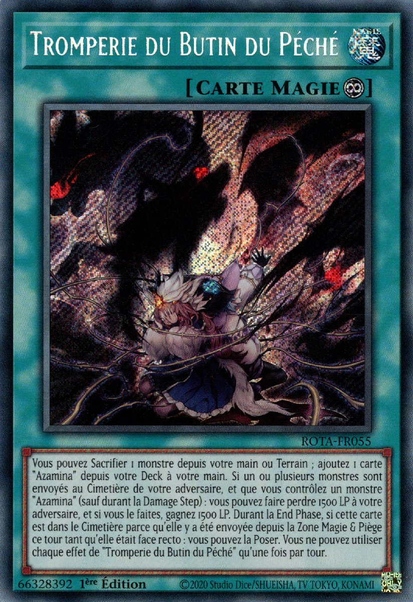 ROTA-FR055 Tromperie du Butin du Péché Secret Rare