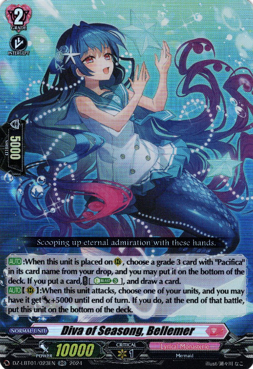 DZ-LBT01/023EN Diva of Seasong, Bellemer Double Rare (RR)