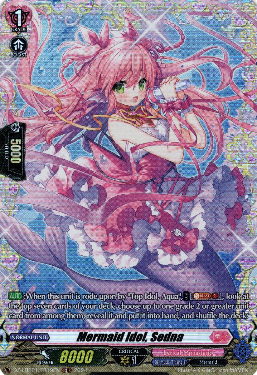 DZ-LBT01/FR19EN Mermaid Idol, Sedna Frame Rare (FR)