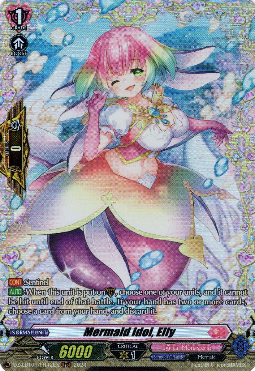 DZ-LBT01/FR42EN Mermaid Idol, Elly Frame Rare (FR)