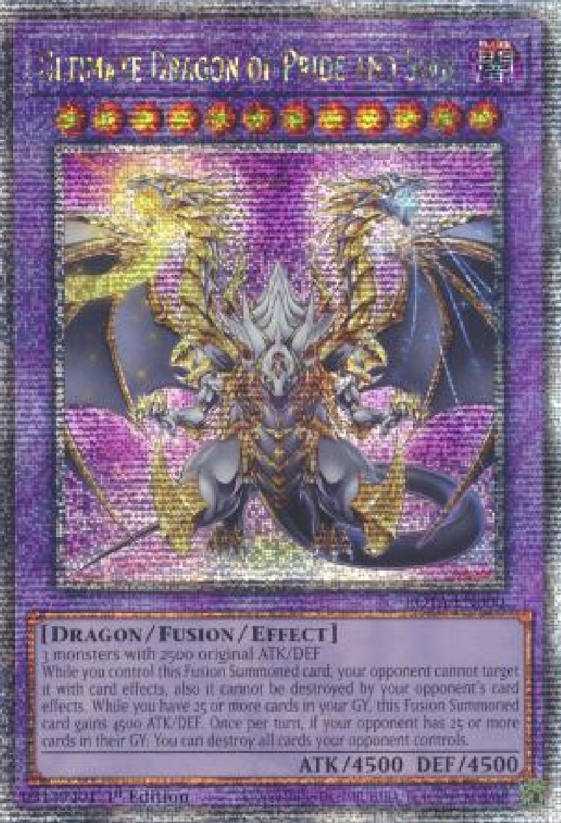 ROTA-EN000 Ultimate Dragon of Pride and Soul Quarter Century Secret Rare