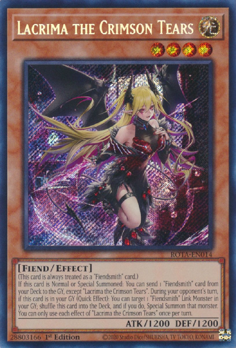 ROTA-EN014 Lacrima the Crimson Tears Secret Rare