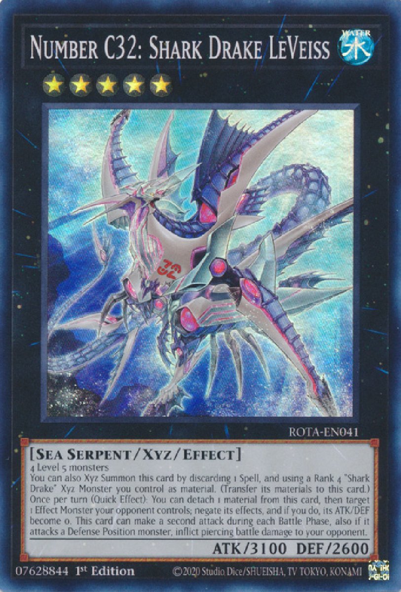 ROTA-EN041 Number C32: Shark Drake LeVeiss Super Rare