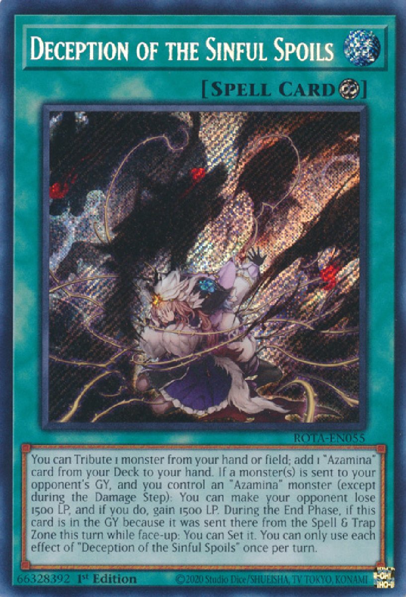 ROTA-EN055 Deception of the Sinful Spoils Secret Rare