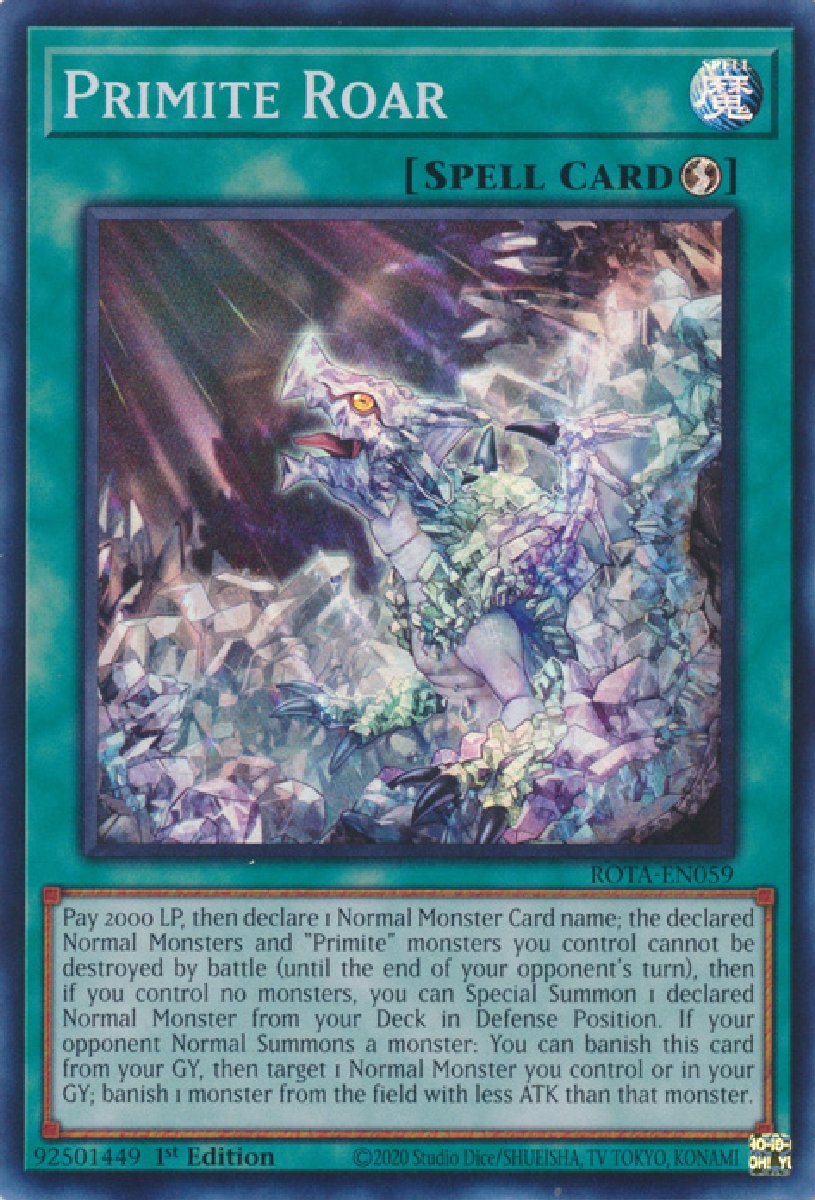 ROTA-EN059 Primite Roar Super Rare