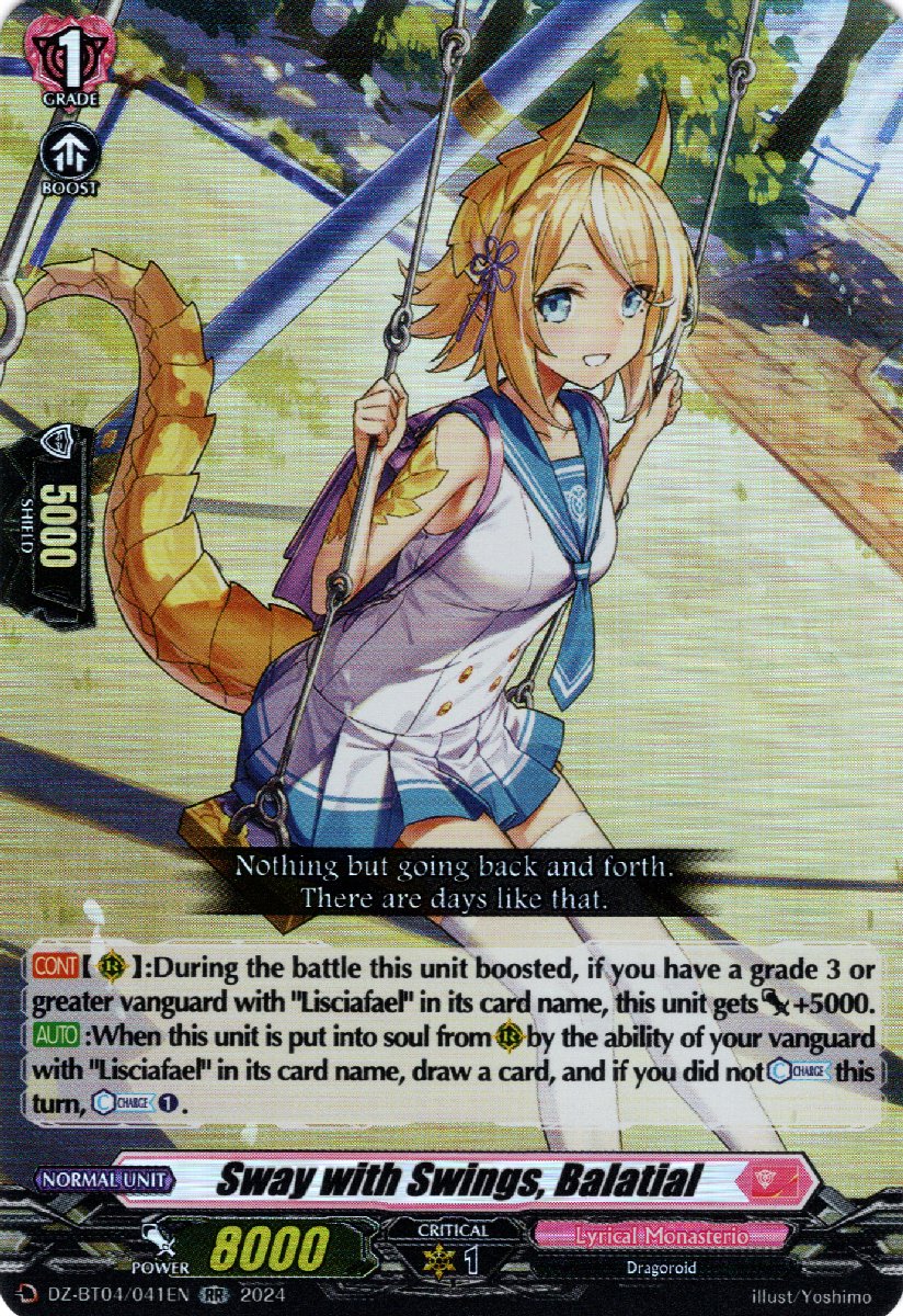 DZ-BT04/041EN Sway with Swings, Balatial Double Rare (RR)