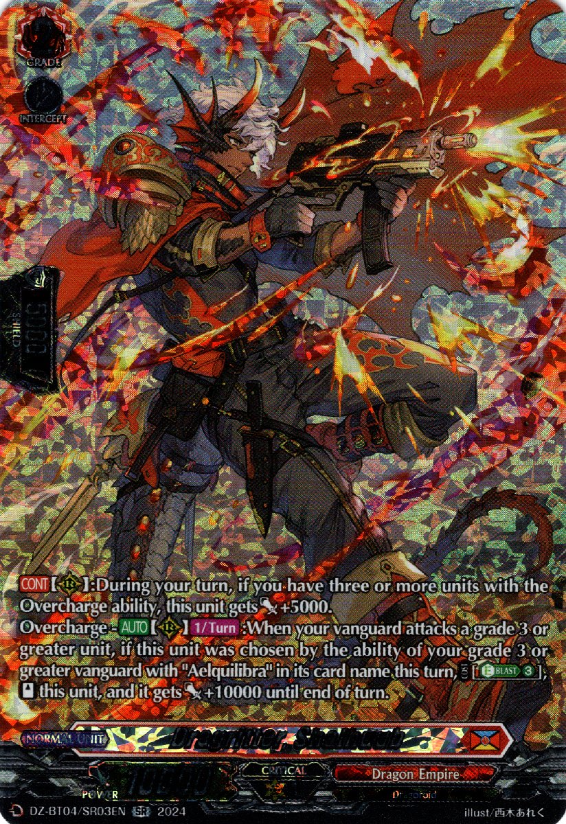 DZ-BT04/SR03EN Dragritter, Shalhuub Secret Rare (SR)